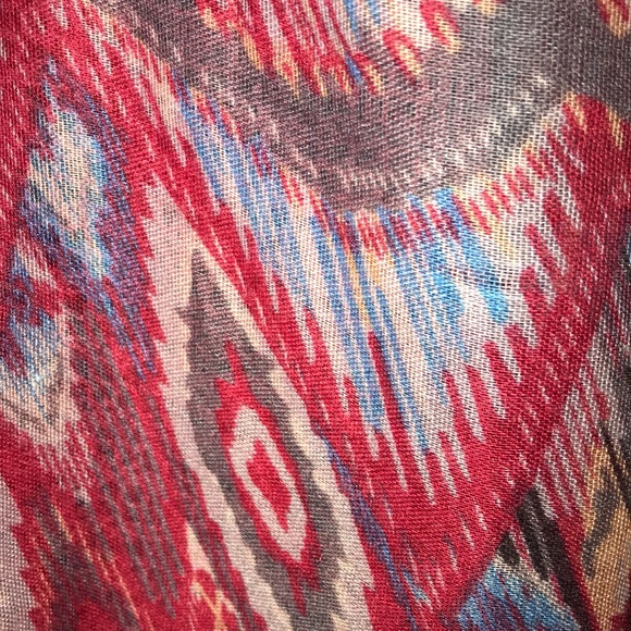 Patterned Infinity Scarf - Picture 3 of 5